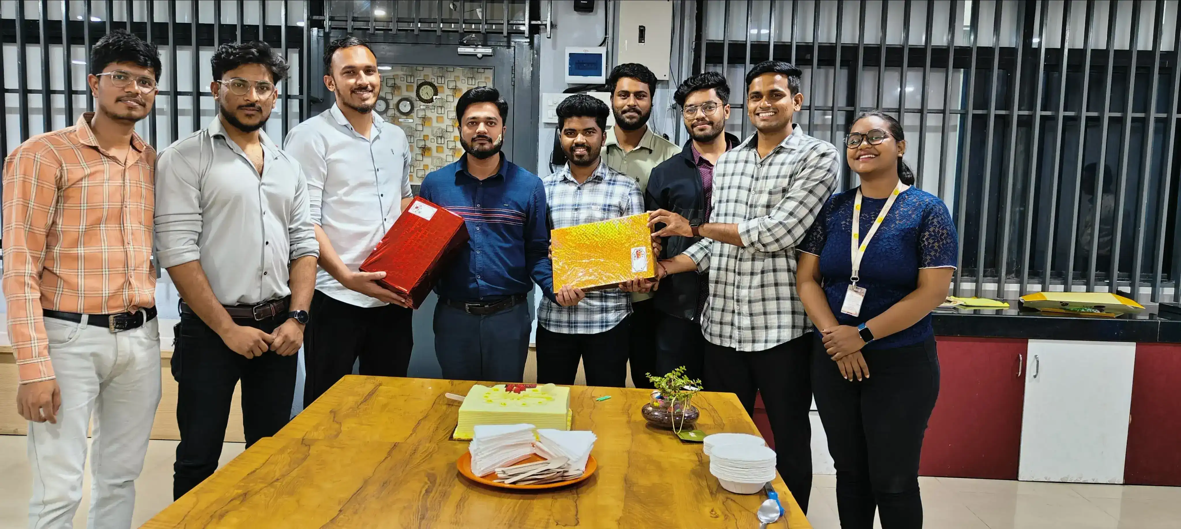 Team Celebration and Gift Distribution